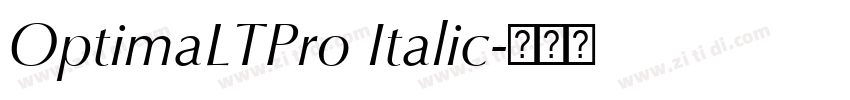 OptimaLTPro Italic字体转换